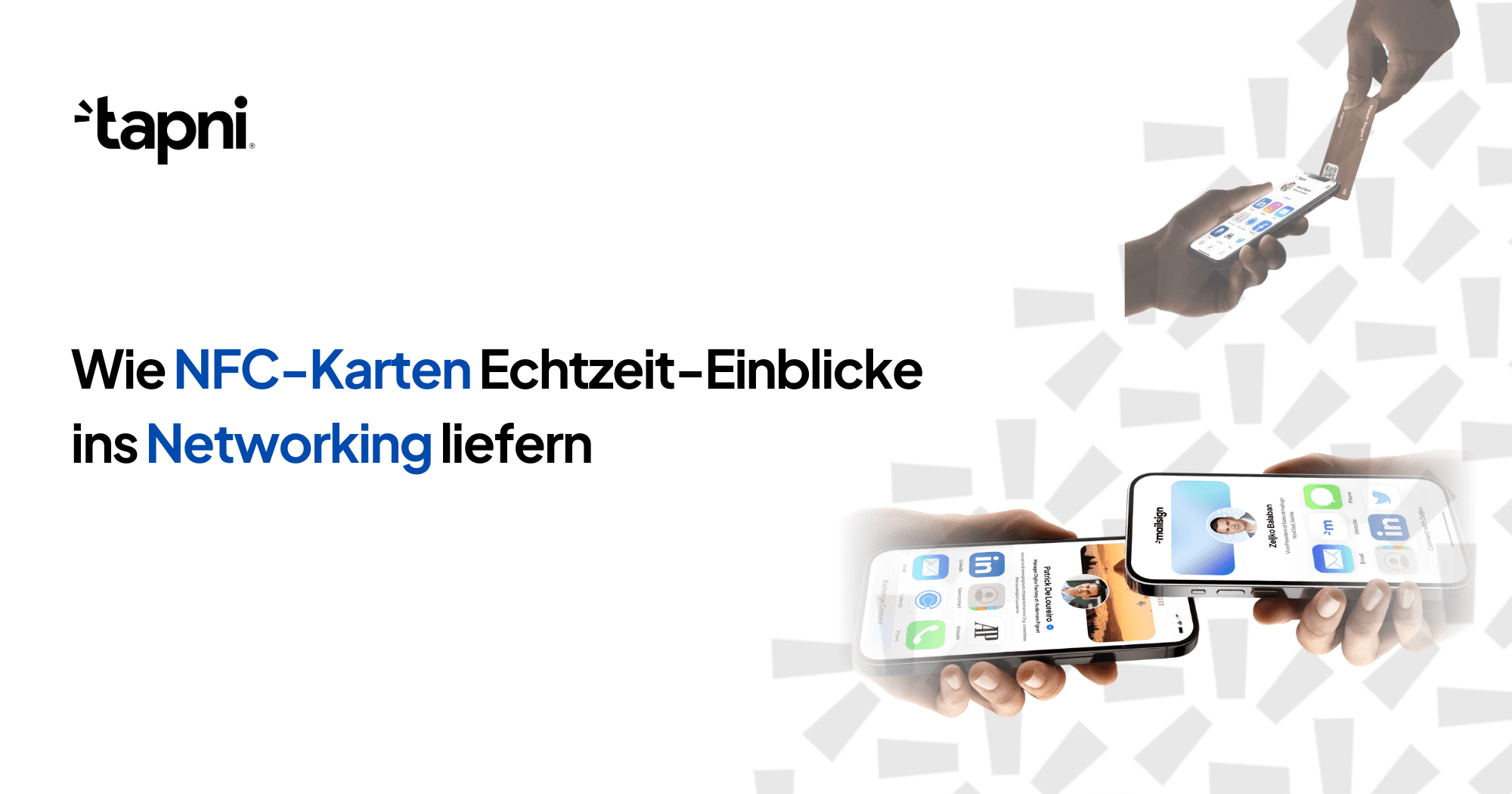 Wie NFC-Karten Echtzeit-Einblicke ins Networking liefern