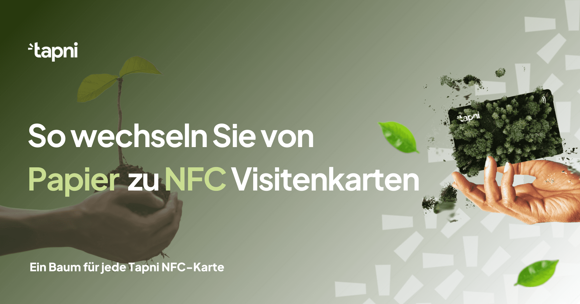 So wechseln Sie von Papier- zu NFC-Visitenkarten