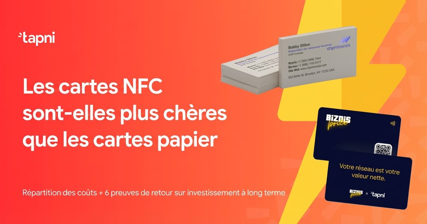 Les Cartes NFC Sont-elles Plus Chères Que Les Cartes en Papier