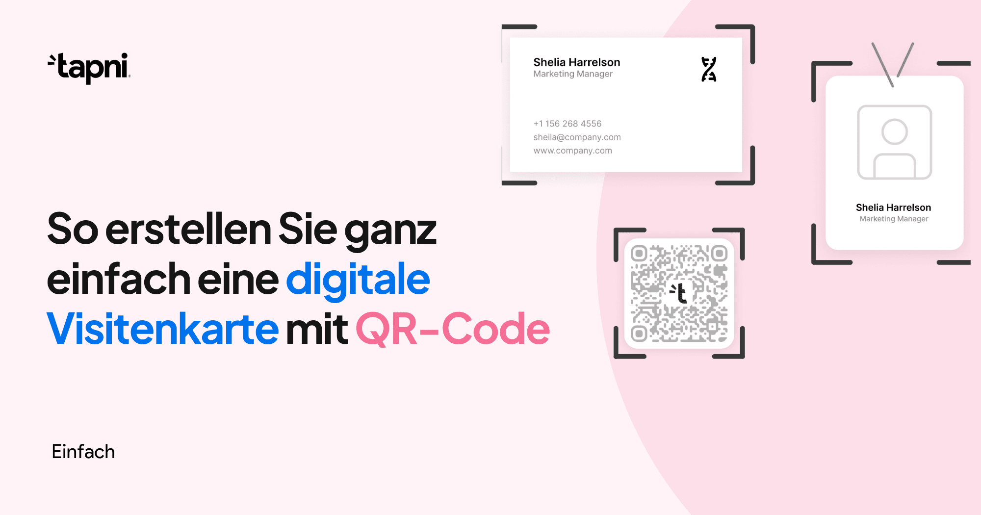 So erstellen Sie ganz einfach eine digitale Visitenkarte mit QR-Code