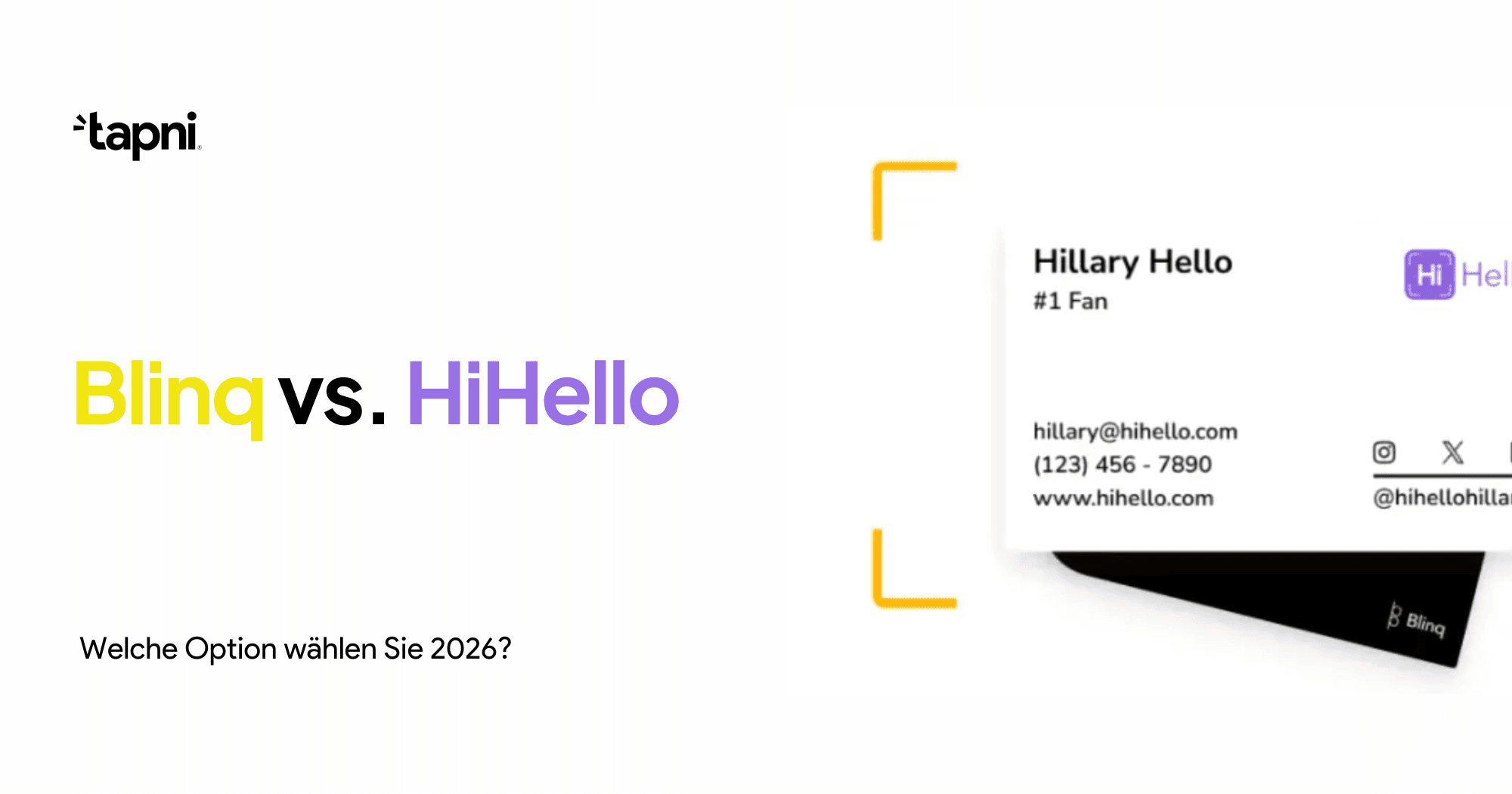 Blinq vs. HiHello – Welche Option wählen Sie 2026?