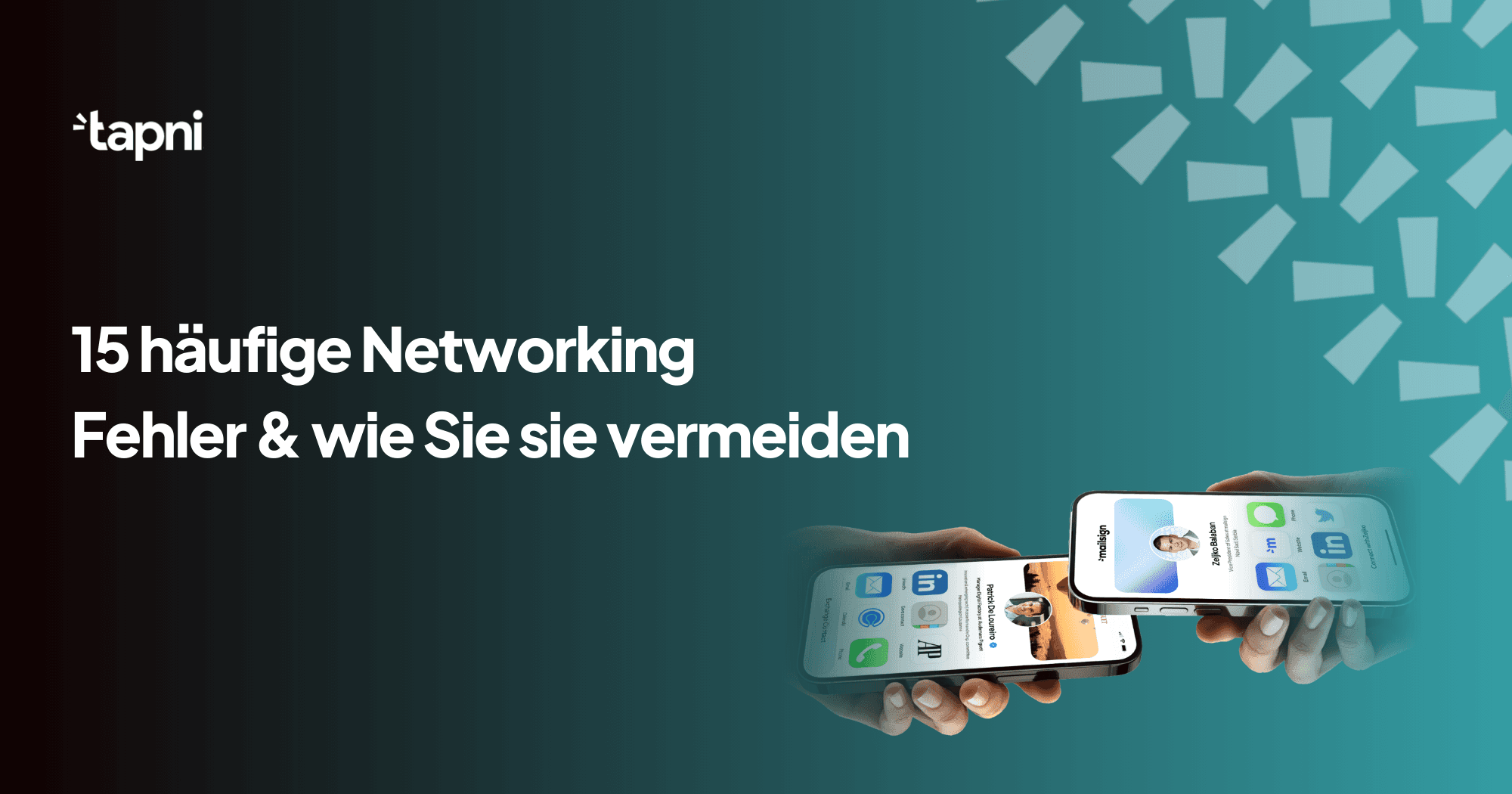 15 häufige Networking-Fehler & wie Sie sie vermeiden