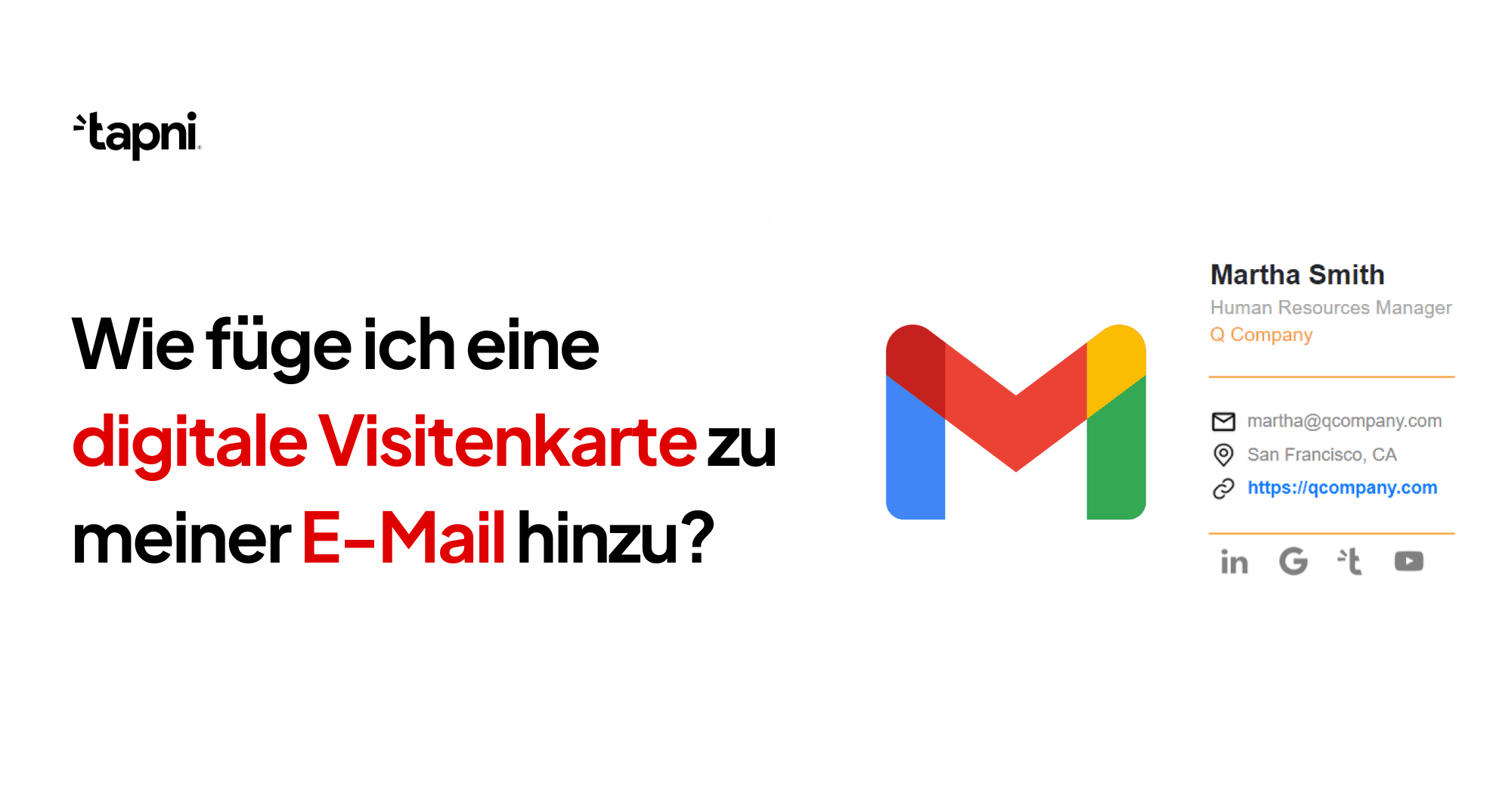 Wie füge ich eine digitale Visitenkarte zu meiner E-Mail hinzu?