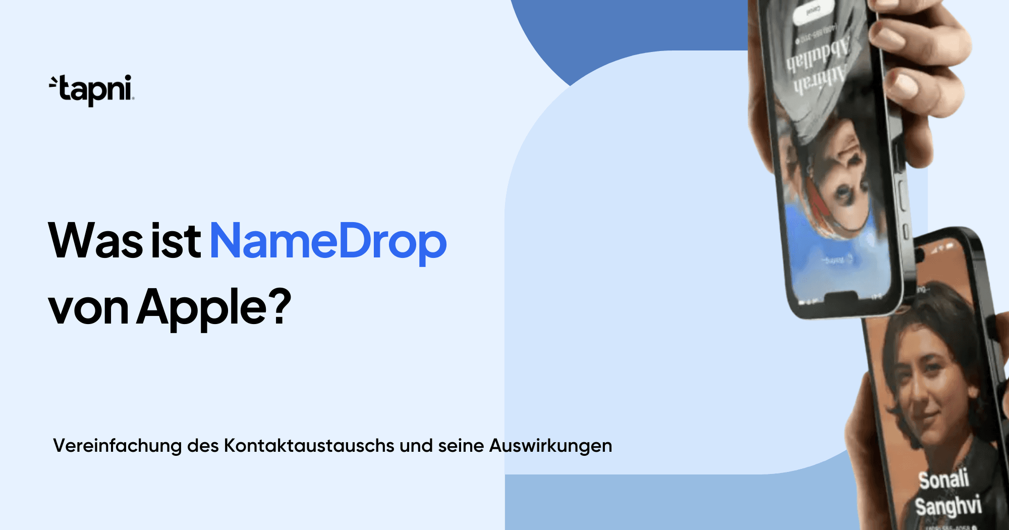 Was ist NameDrop von Apple?