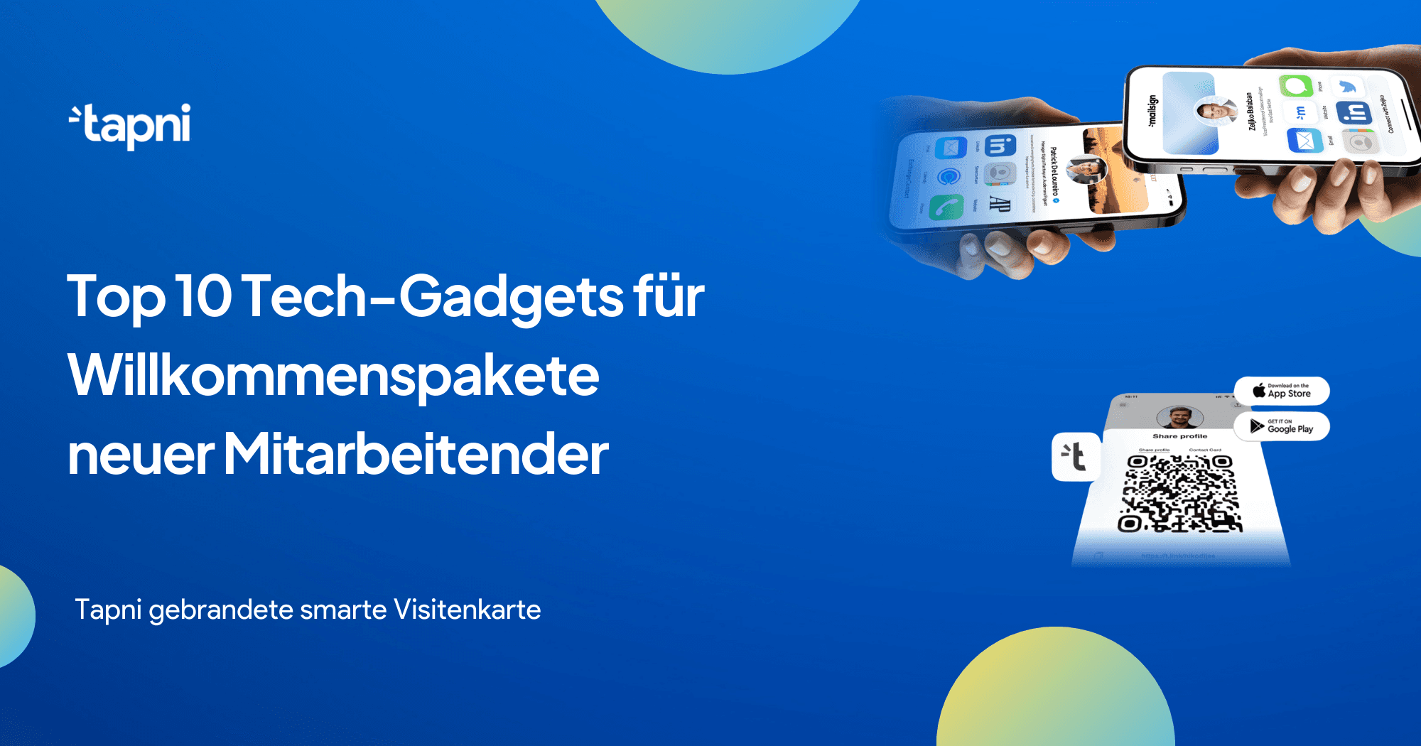 Top 10 Tech-Gadgets für Willkommenspakete neuer Mitarbeitender